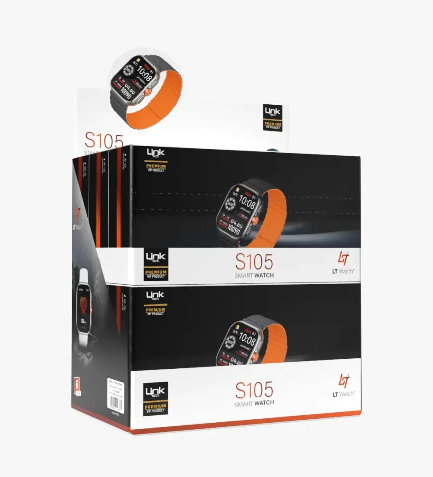S105 Premium Amoled LT Watch Akıllı Saat 6'li Paket
